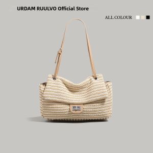 URCDN RDALVO | Striped Leisure Large Capacity Tote Bag