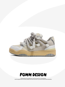 Original Design Mens Skateboard Shoes Bread Style Spring Vintage Couples Casual Match Board Shoes Wear Resistant Rubber Sole