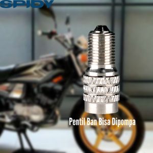 SPIDY Tutup Pentil Stainless Sepeda Motor & Mobil: Pemakaian Racing Pump Tyre Valve