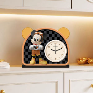 Đồng Hồ Trang Trí Mickey Mouse Card Yue Hiện Đại Đồng Hồ Để Bàn Đồng Hồ Trang Trí Phòng Khách Đồng Hồ Trang Trí Nhà Hàng Đồng Hồ Không Tiếng Không Cần Khoan