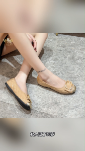 Katerina Fashion Korean Style Round Toe Flat Doll Shoes For Women With Casual And Comfortable Footwear #K23-156