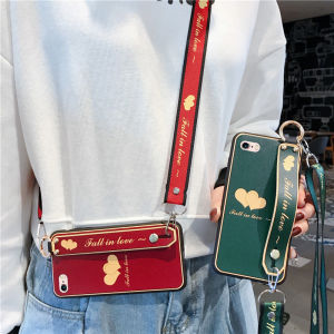 Apple 11 Backpack Style Phone Case with Lanyard Full Cover Silicone Wristband Crossbody Design for XR X 13 iPhone XS plus