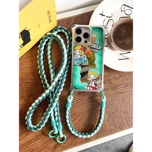 เคสโทรศัพท์มือถือ MOLLY สำหรับเด็กผู้หญิง สายสะพายไหล่ 16 ขวาง 15 pro Max ป้องกันการตกหล่น ช่องสี่เหลี่ยม กระจก ดูดซับแม่เหล็ก