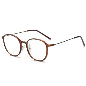 JN IMPRESSION Korean version of round thin frame light myopia glasses frame womens makeup red Xiaohongshu literary flat glasses mens trendy