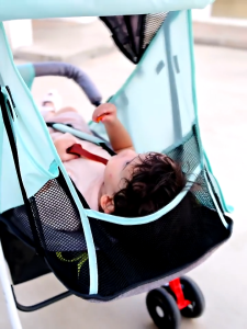 SG Portable Foldable Baby Stroller 3-in-1 Adjustable Lay-Flat Seat One-Hand Fold with Terrain Wheels Ideal for 1-5 yrs