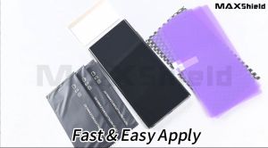 2 pair ถุงมิติกี้สำหรับ Samsung GALAXY S22 Plus S10/S10 Plus/S9/S9 Plus/S10 5G/S10 5G Note 10 Plus/10 Plus 5G/S20 Ultra Plus/Note 20/S21 Plus Ultra ฟิล์มปกป้องหน้าจอ เพื่อนอน