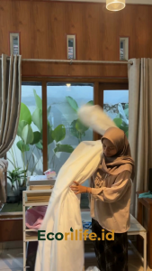 Kain Primisima/Kain Primisima Bahan Batik/Kain untuk Ecoprint/Kain Putih/Kain Prima/Kain Katun/Kain Putih Polos/Kain Mori Primisima