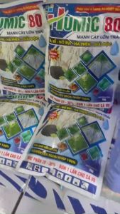 HUMIC 80 GÓI 1KG: MẠNH CÂY LỚN TRÁI RA RỄ NỞ BỤI HẠ PHÈN GIẢI ĐỘC.