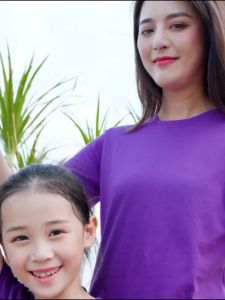 Kanak-kanak t-shirt kanak-kanak satu warna pantas pengeringan t-shirt pakaian sukan rumah kanak-kanak