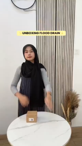 Icarer Family - Floor Drain Strainer Saringan Got Kamar Mandi Anti Bau Anti Serangga Kecoa Tikus Banjir SUS 304