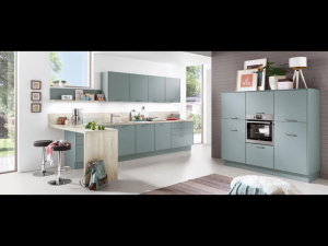 Tủ bếp Hồng Anh cánh acrylic mang lại không gian bếp gọn gàng hiện đại và dễ sử dụng cho sinh hoạt