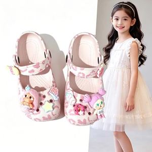 Pink Leopard Spot Sandals Slippers