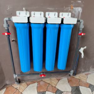 Complete Set with Gray UPVC: Compact Design Water Purifier