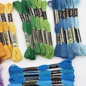 ไหมปัก DMC เบอร์ 25 ยาว 8 เมตร (สีน้ำตาล) พร้อมส่งจากไทย