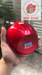 Sơn xe máy HYPER màu đỏ Cherry Vespa 1K (Code: V-30) (Lót nền bạc) sơn thơm công nghiệp