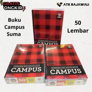 Buku Campus Boxy 50 Lembar Suma Isi 10 Pcs Buku (Pack)
