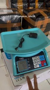 Timbangan Digital ABS Multifungsi TRODON Warna Aqua dengan Load Cell Akurat dan Mikroprosesor