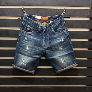 Celana Pendek Pria Dewasa Jeans Sobek Distro Keren
