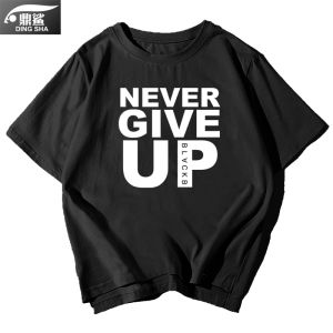 DINGSHA | Never Give Up Salah Edition Football Fan T-Shirt