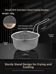 Kitchen Fine Mesh Strainer Skimmer Colander Spoon