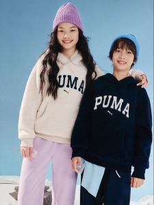 PUMA | Fleece Thermal Childrens Hooded Coat