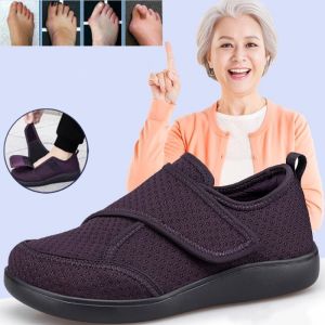 RUCHI Men or Women Wide Width Shoes with Adjustable Closure Lightweight for Diabetic Edema Swollen Feet Elderly walking shoes Size 35-45