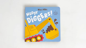 Muddy Diggers Mini Pop Up Board Book With Pop Up Pages (Hardcover) For Toddlers