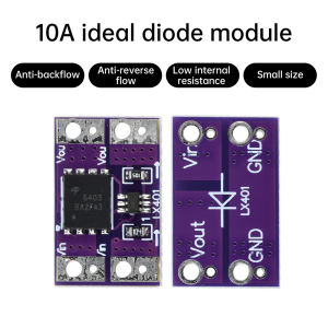 10A Ideal Diode Module Solar Charging Backflow Prevention Low Internal Resistance Analog Rectifier 3-26V