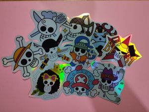 One Piece Jolly Roger Anime Sticker Peeler