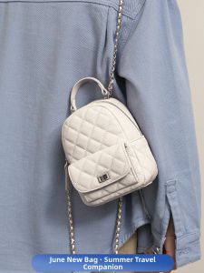 Somay | Quilted Chain Womens Backpack Multiway