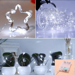 1Pack Fairy Light String Led Copper Wire String Light 1-20M Battery/USB Powered For Bedroom Garden Party Wedding Decoration