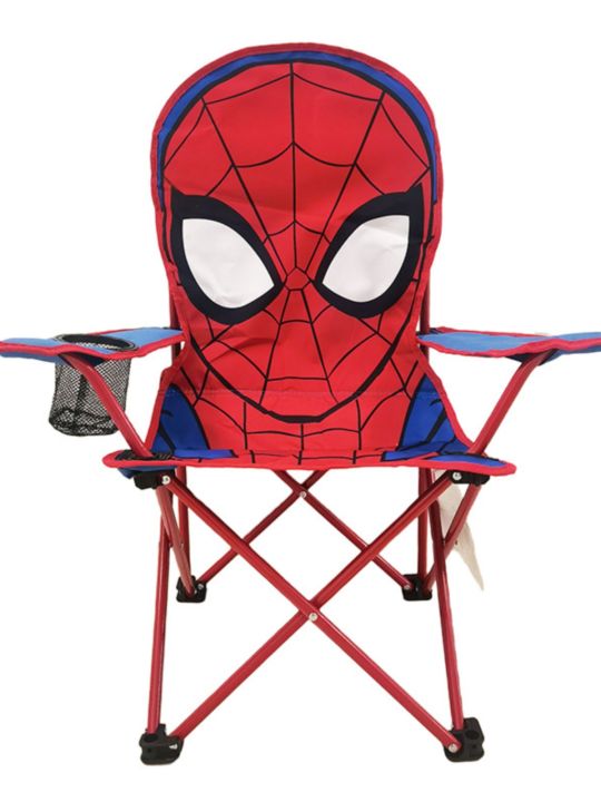 Children's%20Outdoor%20Folding%20Camping%20Chair%20Spiderman%20Cartoon%20Portable%20Drawing%20Sketching%20Train%20Barbecue%20Chair%20High%20Backrest%20Waterproof%20-%20Image%202