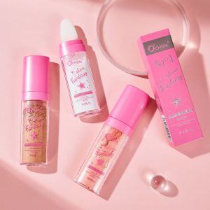 Fairy Powder Highlighter Powder Shimmer Contour Blush Powder Contour Shading Glitter Women Contour Illuminator Makeup High Light