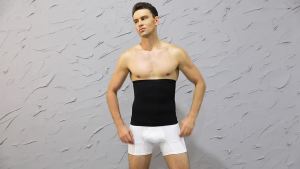 Men Body Shaper Slimming Waist Trainer Belt Corset Abdomen Belly Shapers Tummy Control Fitness Compression Shapewear