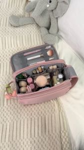 BAGSMART Toiletry Bag for Women Travel Toiletry Organizer Dopp Kit Water-resistant Shaving Bag for Toiletries Accessories