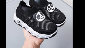 Korean new soft-soled non-slip childrens sports shoes lightweight fly-woven breathable shoes