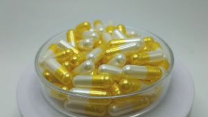 1000pcs Size 0 PEARL GOLD/PEARL WHITE 2 OSPA High Quality Empty Gelatin Capsule