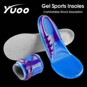 YUOO 1 Pair Orthotic Arch Support Shoe Pad Shock-Absorbing Sport Silica Gel Insole for Men Women