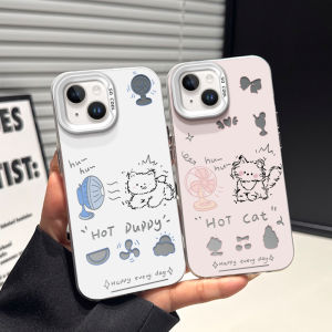 Cute Cartoon Dog And Cat Phone Case Compatible with Apple Iphone 17 pro Max Xiaomi Huawei Oppo Vivo Protective Cover Shell