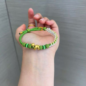 Gold Accessories Compatible Green Snake Half-Finished Product for Couples And Best Friends Ideal for Girls Lucky Year of Snake