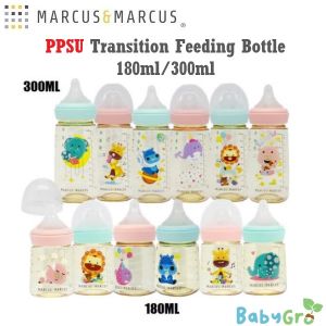 Marcus & Marcus PPSU Transition Baby Feeding Bottle 180ml / 300ml