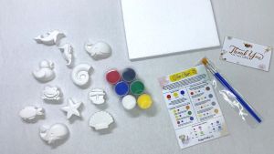 Paket Lukis Gipsum Lengkap untuk Anak