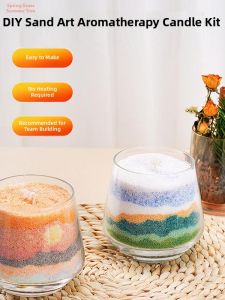 Creative Sand Art DIY Kit Scented Candle