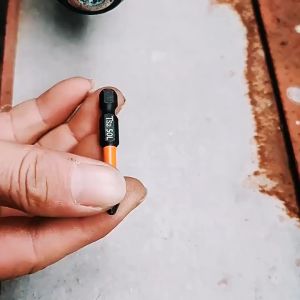 (Pengiriman cepat dikirim dari Jakarta)6pcs/set Obeng Berperingkat Dampak DIY Kekerasan Tinggi Cross Screwdriver Kepala Mata Obeng Magnetic Screwdriver Bit