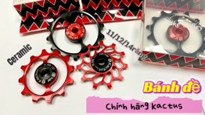 Bánh đề nhỏ  Pulley 11T 12T và 12/14T Ceramic Hãng Kactus dành cho xe đạp