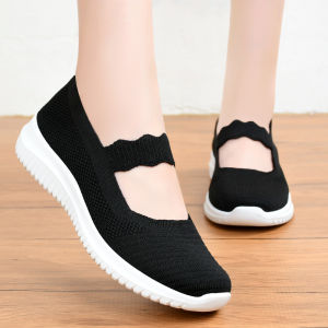 Doll Shoes For Women Mary Janes Shoes For Women Slip On Loafer Lady Casual Flats New Korean Rubber Mother Shoes COD