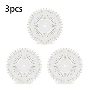 120Pcs 3 Colors of Sewing Needles Straight Needle Needles Colored White Round Bead Head Dress Craft of Quilting Needles