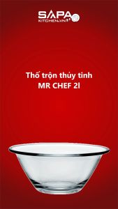 Thố Thủy Tinh Mr. Chef 26 Bormioli Rocco - 2 Lít
