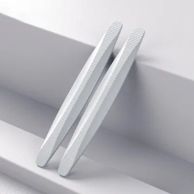 2pcs carbon fiber car anti-collision strips front and rear bumper anti-collision strips body and door anti-collision universal