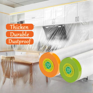 10M/Roll Multipurpose Furniture Shielding Film Waterproof Protective Film Disposable Dustproof Masking Film
